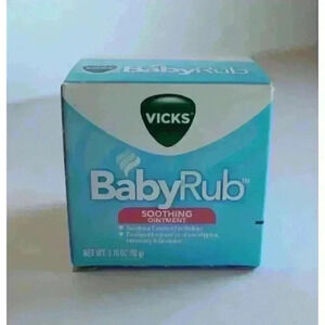 Vicks BabyRub Non-Medicated Chest Rub Soothing Ointment - 1.76 OZ / 50g NIB